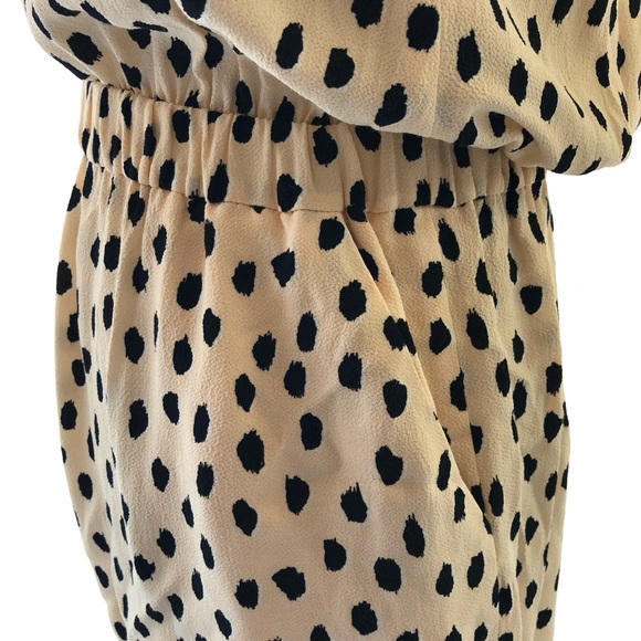 Kate Spade Leopard Dot Crepe Romper 2 - Picture 9 of 12